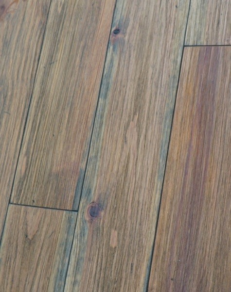 Prefinished wide plank heart pine