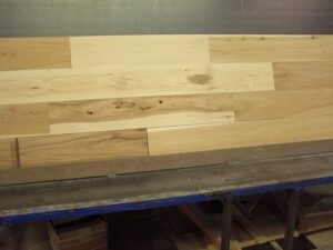 Hardwood floors character grade hickory in long lengths